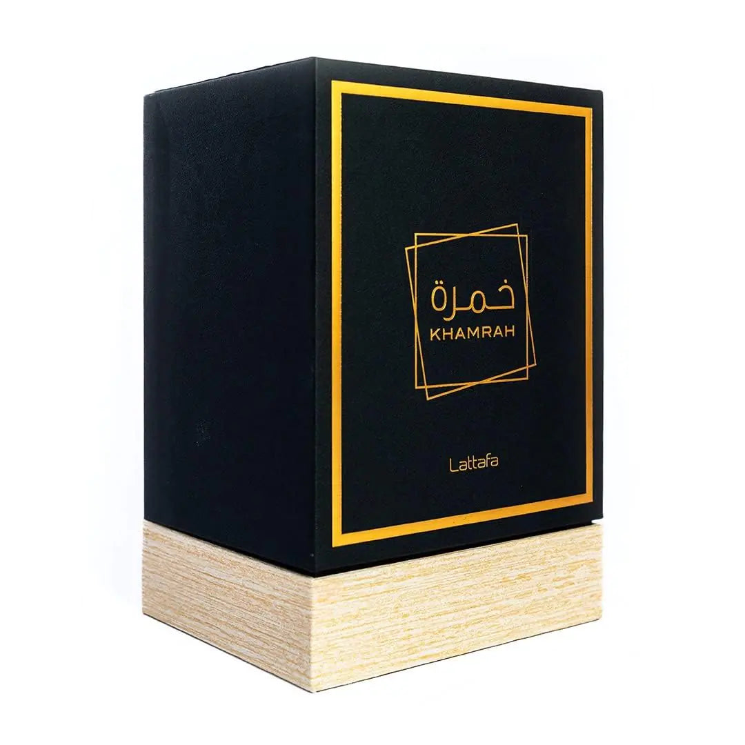 Lattafa Perfumes Khamrah for Unisex Eau de Parfum Spray, 3.4 Ounce Aromatic Spicy 3.4 Fl Oz (Pack of 1)