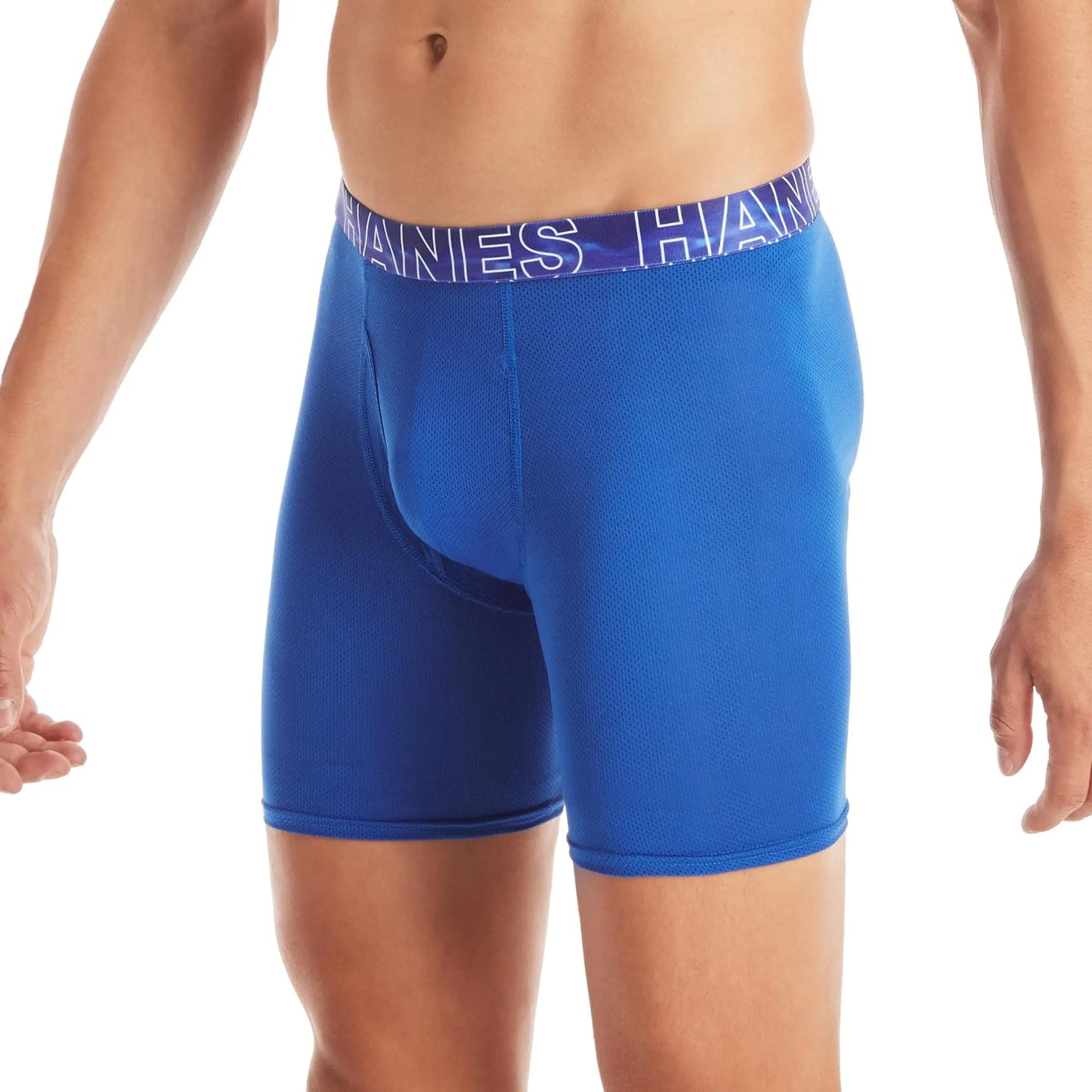 Hanes mens X-Temp 4-Way Performance Stretch Mesh 3-Pack Boxer Brief Large Assorted-3